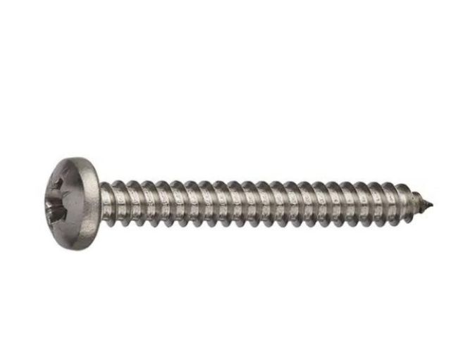 саморез 5.5х22 мм полусф. головка, острый, нерж.сталь (а2), din 7981 (500 шт) (starfix) sm-43855-500 от BTSprom.by