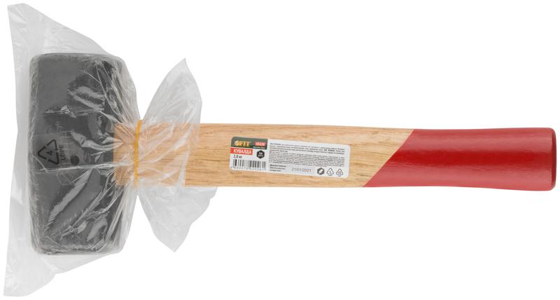  Кувалда кованая Профи 2кг деревянная ручка FIT 45120 фото в каталоге от BTSprom.by