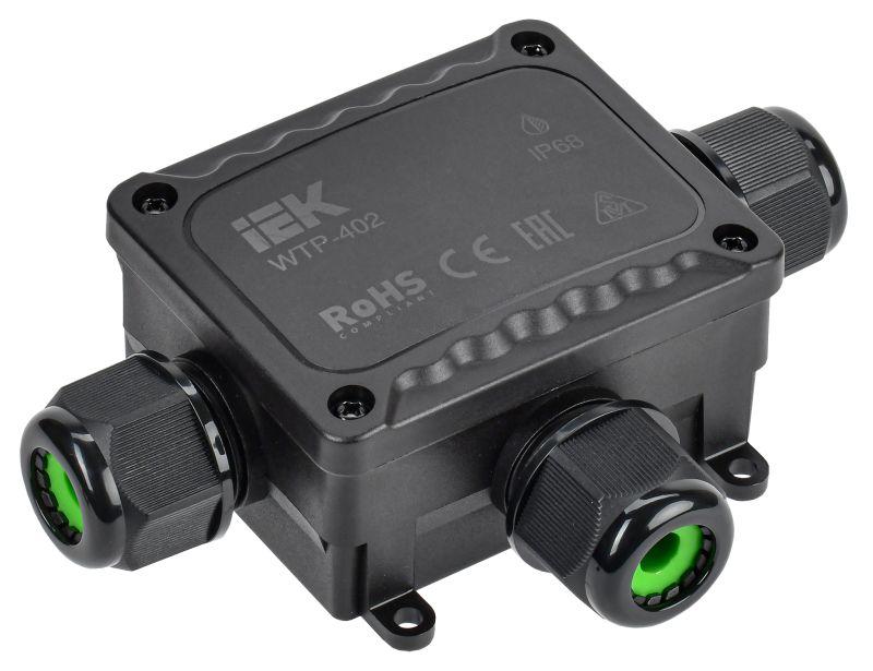 коробка распределительная герметичная wtp-402 3 ввода ip68 iek uwb10-t-450-41-03-68 от BTSprom.by