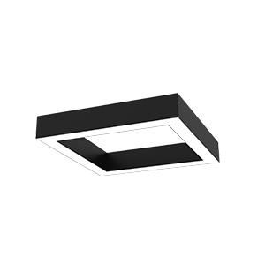 светильник светодиодный х-line 575х575х100 60вт 4000к 6000лм квадратный подвесной с опаловым рассеив. ral9005 черн. муар varton v1-r0-9s828-02op0-4006040 от BTSprom.by