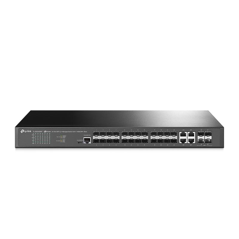 коммутатор tl-sg3428xf jetstream 24-портовый управляемый sfp уровня 2+ с четырьмя слотами sfp+ 10гбит/с tp-link 1894056 от BTSprom.by