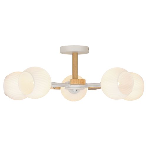  Люстра Chiara 9180-305 60Вт 5хE27 60Вт модерн Rivoli Б0068452 фото в каталоге от BTSprom.by