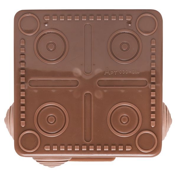  Коробка распаячная КМР-030-014 с крышкой 100х100х55 8 мембранных вводов IP54 темн. дерево PROxima EKF plc-kmr-030-014-t фото в каталоге от BTSprom.by