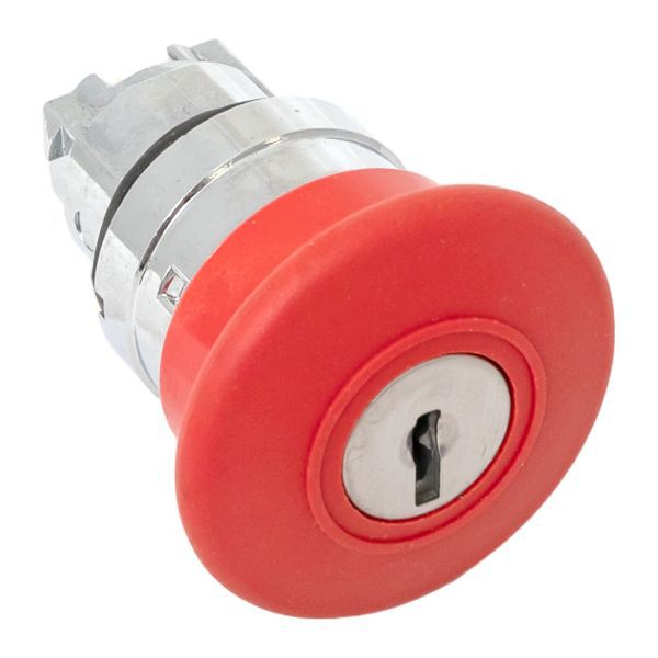  Механизм кнопки исполнительный XB4 "Грибок" поворотн. с фиксацией с замком красн. PROxima EKF XB4BA1F-R фото в каталоге от BTSprom.by