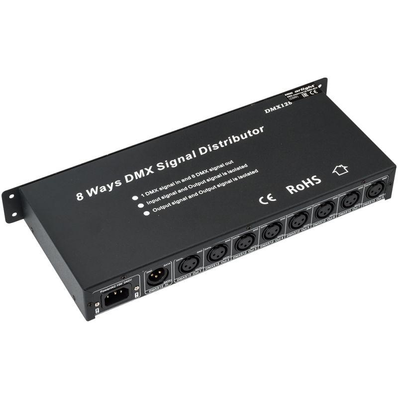 контроллер-распределитель ln-dmx-8ch (230в) (ip20 металл) arlight 019502 от BTSprom.by