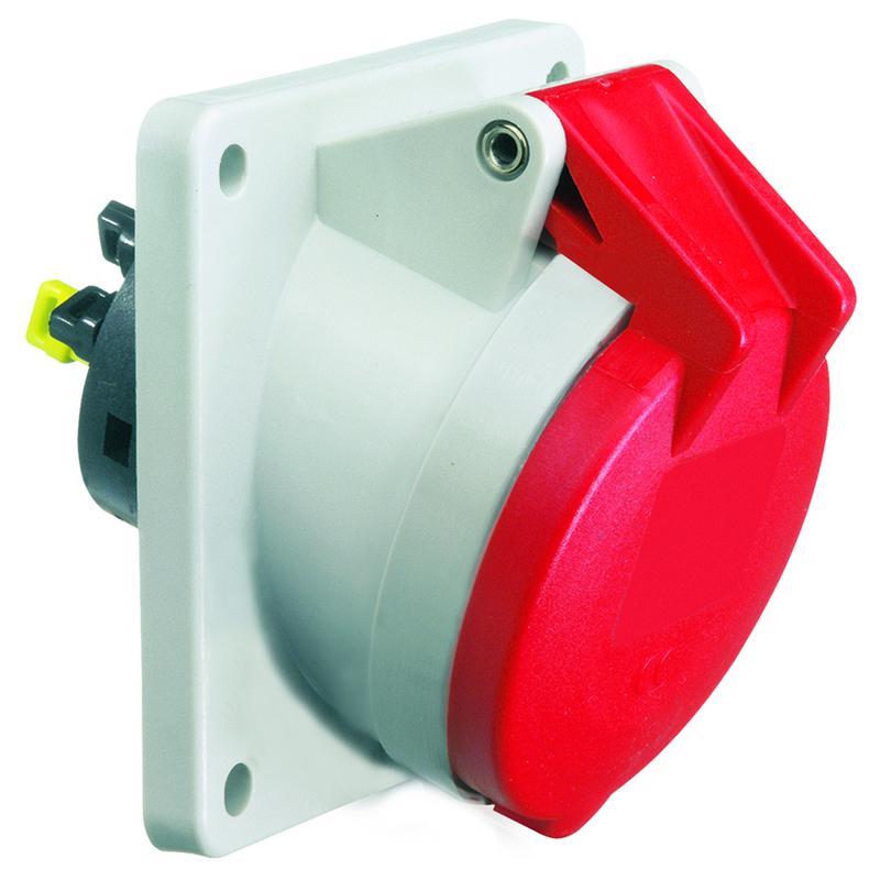 розетка встраиваемая 16а 5п 6ч 400в ip44 75х75 quick connect bals 12980 от BTSprom.by