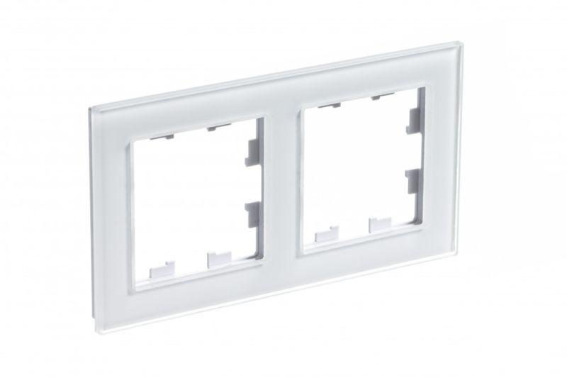 рамка 2-м atlasdesign nature стекло бел. se atn320102 от BTSprom.by