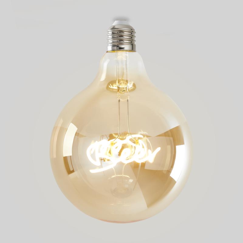 Лампа светодиодная филаментная Loft 271 G125 4Вт 2500К E27 Voltega 8555 фото в каталоге от BTSprom.by