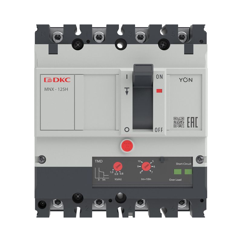  Выключатель автоматический 3N 125А 150кА pro MNX125H при AC415V расцепитель TMD YON MNX125H3NTMD0125 фото в каталоге от BTSprom.by