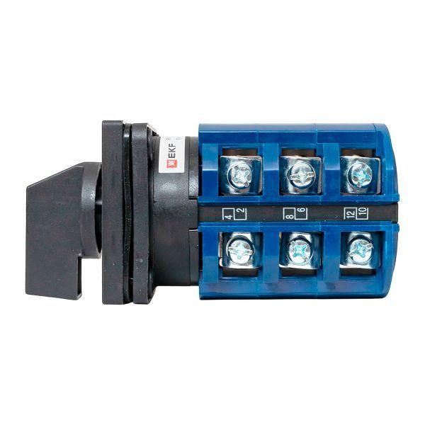  Переключатель кулачковый ПК-1-43 3п 63А "1-0-2" IP65 EKF pk-1-43-63-65 фото в каталоге от BTSprom.by