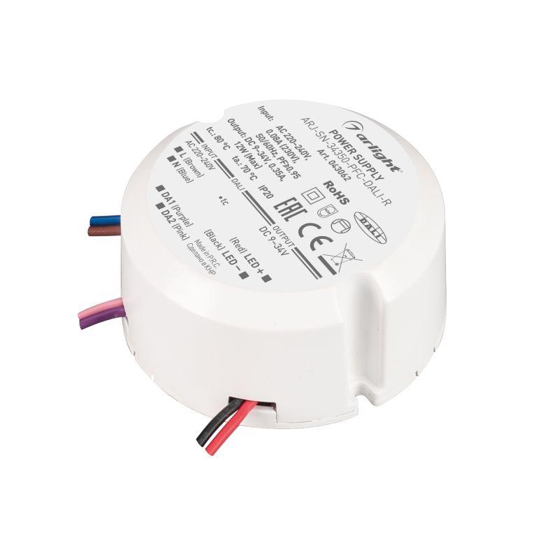 блок питания arj-sn-34350-pfc-dali-r (12вт 9-34в 0.35а) ip20 пластик arlight 043062 от BTSprom.by блок питания arj-sn-34350-pfc-dali-r (12вт 9-34в 0.35а) ip20 пластик arlight 043062 от BTSprom.by