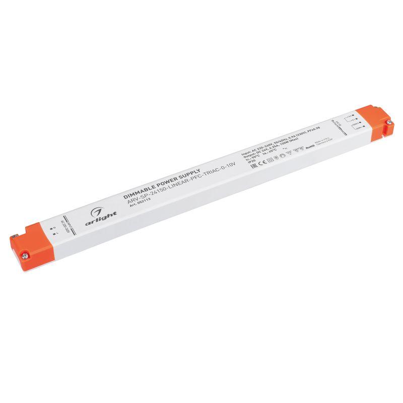 блок питания arv-sp-24150-linear-pfc-triac-0-10v 24в 6.25а 150вт ip20 пластик arlight 052113 от BTSprom.by