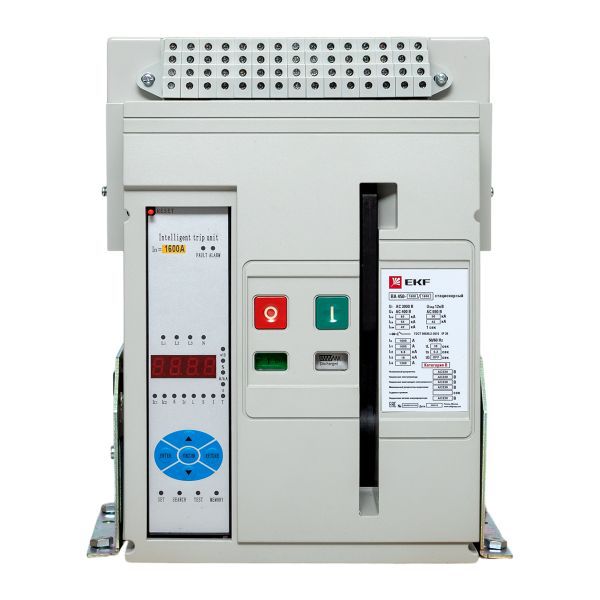  Выключатель автоматический 3п 1600/1600А 55кА ВА-450 стац. EKF mccb450-1600-1600 фото в каталоге от BTSprom.by