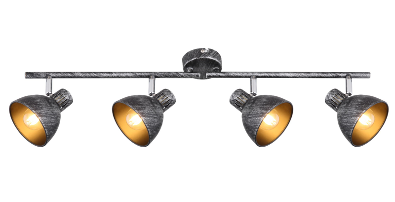 светильник настенно-потолочный спот eho 7031-704 4хe14 40вт поворотный rivoli б0047132 от BTSprom.by