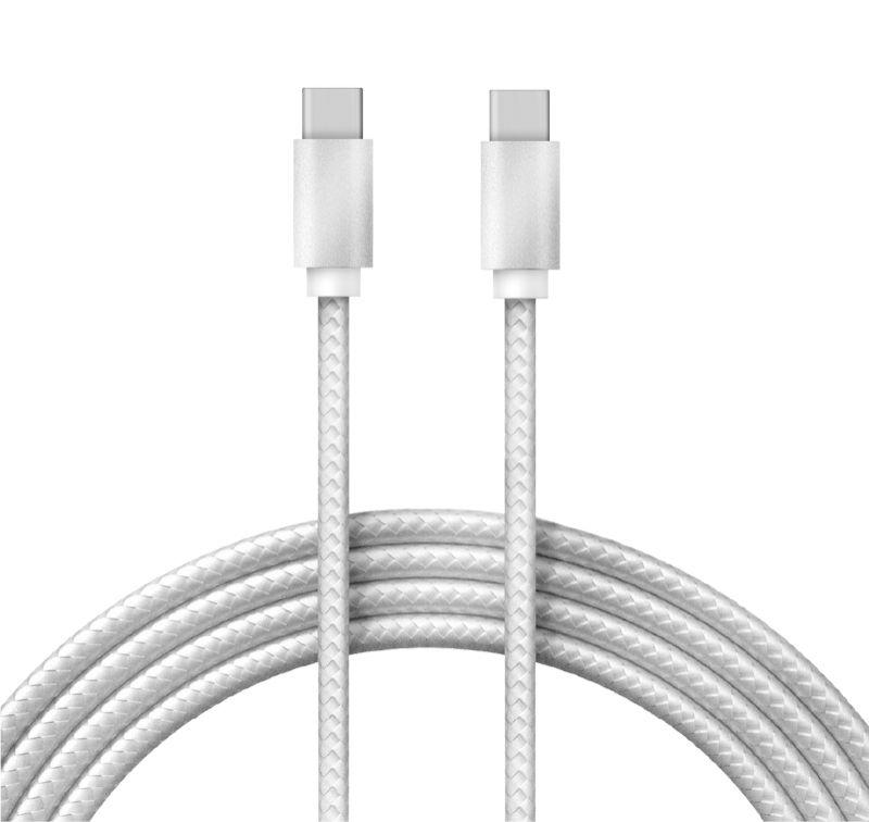 кабель type-c-type-c 2.4a/1m/pvc/white rexant 18-1835 от BTSprom.by