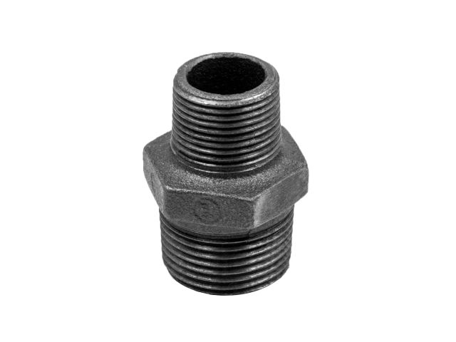 ниппель ред. 1" х 3/4" нар.-нар. чугун черн., av engineering avec501000134 от BTSprom.by