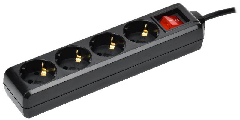 удлинитель 4х3м с заземл. 16а ip20 у04к 250в пвс 3х1 черн. iek wyp10-16-04-03-zk-k02 от BTSprom.by