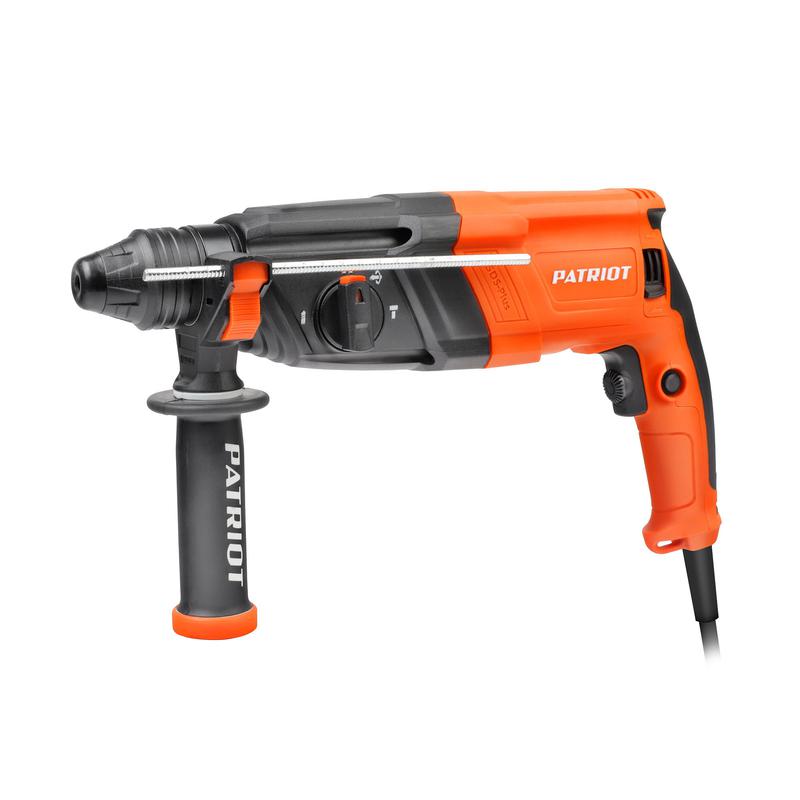 перфоратор rh 263 sds+ 880вт 2.9дж 3 режима работы макс.диаметр 26мм глубиномер кейс patriot 140301324 от BTSprom.by