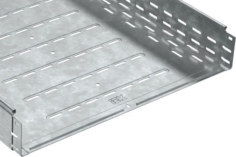 Лоток листовой перфорир. 600х100 L2000 сталь 1.2мм HDZ IEK CLP10-100-600-2-M-HDZ от BTSprom.by