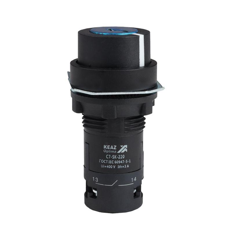 переключатель 2 положения optisignal compact d22 с7-sk-220 черн. с ключом 2но xb7ng23 кэаз 362143 от BTSprom.by переключатель 2 положения optisignal compact d22 с7-sk-220 черн. с ключом 2но xb7ng23 кэаз 362143 от BTSprom.by