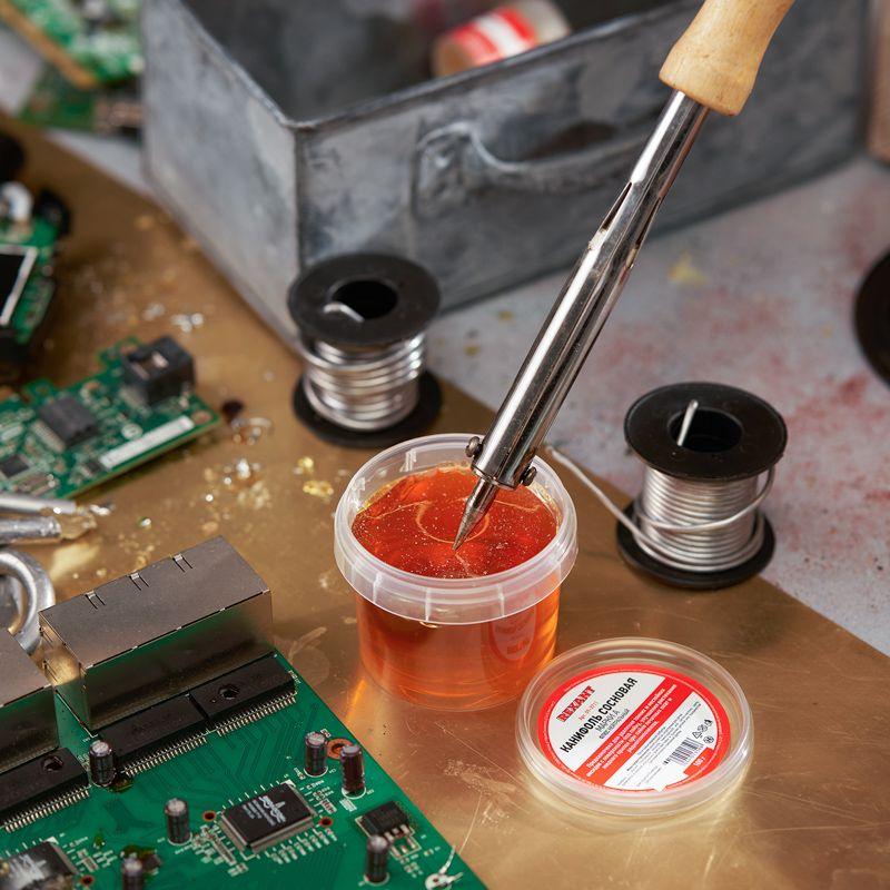  Канифоль сосновая марки А 100г Rexant 09-3711 фото в каталоге от BTSprom.by