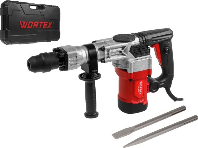отбойный молоток wortex dh 1425 в чем. 1400 вт, 25 дж, sds-max, 3800 уд/мин (6,1 кг,) 1333509 от BTSprom.by