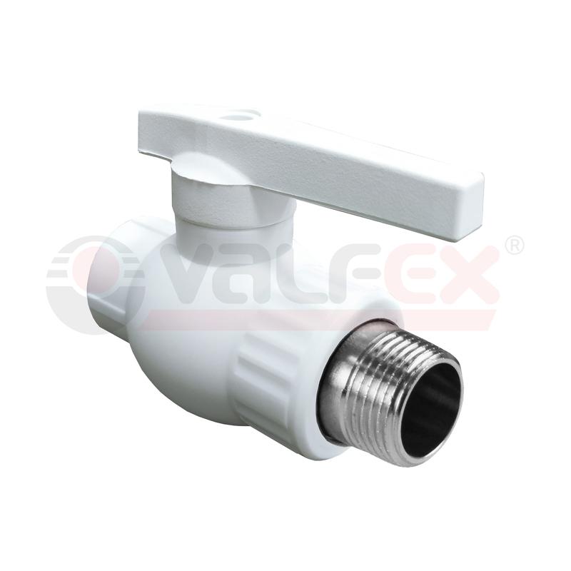 кран шаровой комбинированный нр 25х3/4 (40/10) сер. valfex 10144225г от BTSprom.by