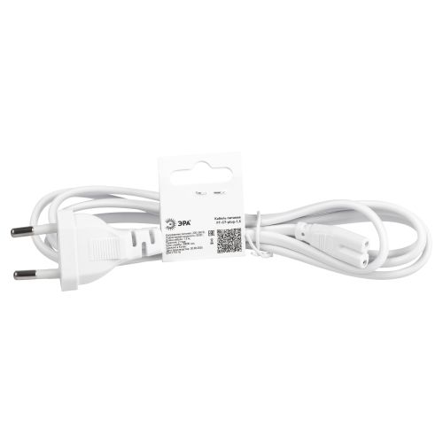  Кабель питания для линейного фитосветильника FITO - 2 -pin 1.5м Эра Б0051729 фото в каталоге от BTSprom.by