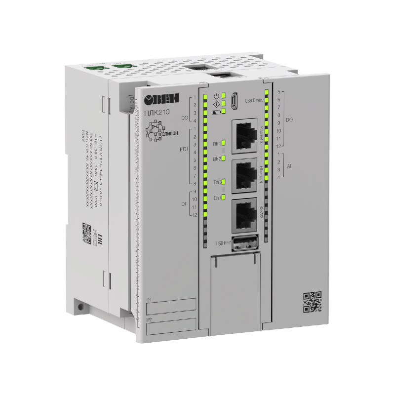 контроллер логический программируемый плк210-12-pl-base овен 145772 от BTSprom.by