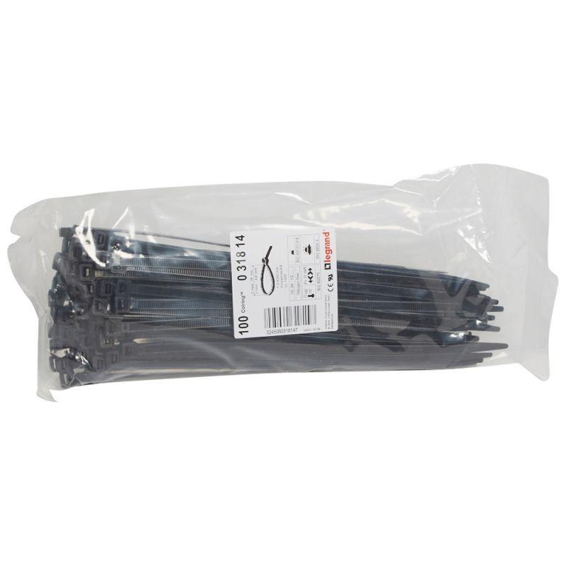 хомут кабельный colring 7.6х290 p6.6 черн. (уп.100шт) leg 031814 от BTSprom.by