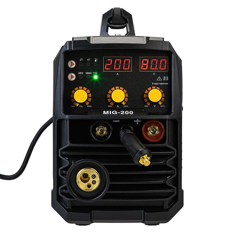  Аппарат сварочный инверторный полуавтоматический MIG-200 Kranz 11-0927 фото в каталоге от BTSprom.by