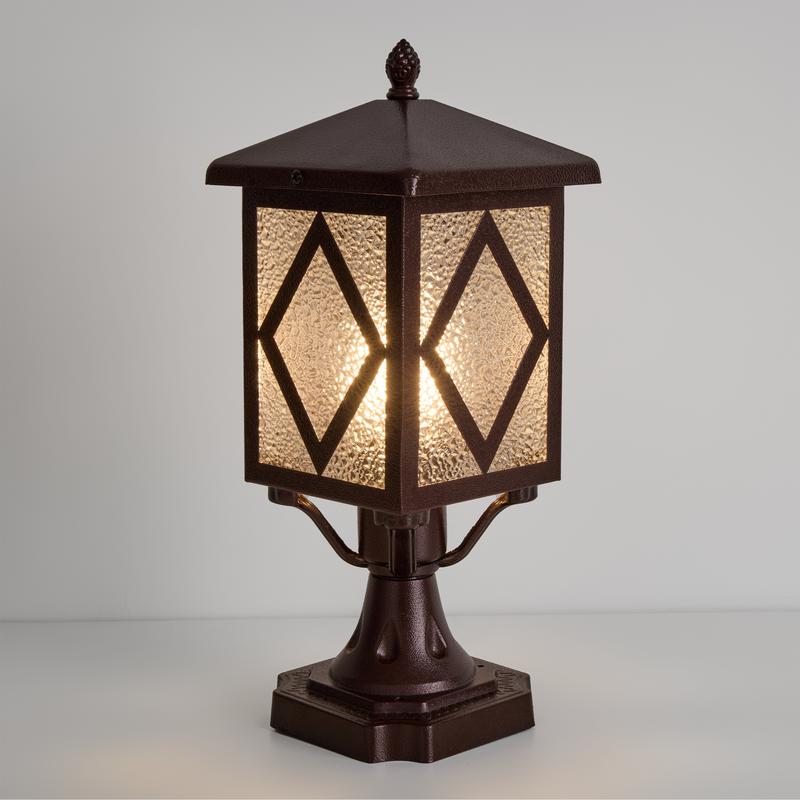  Светильник Heim 1х40Вт E27 IP44 ландшафтный Voltega VGL7210FL-01BR фото в каталоге от BTSprom.by