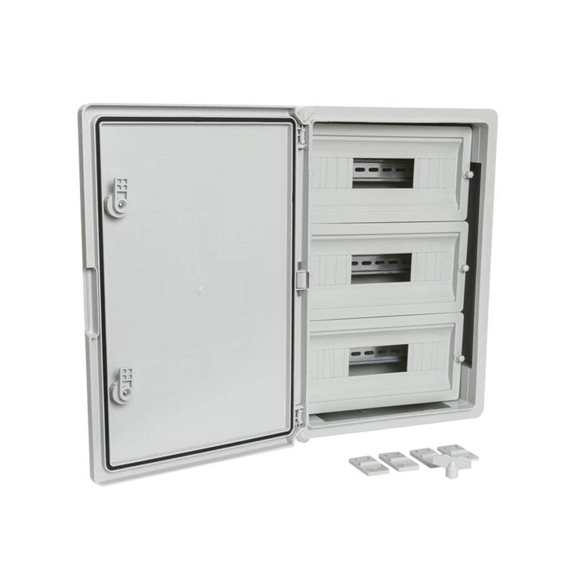 корпус пластиковый распределительный щрн-45 ip65 сер. дверь 500х350х190 промрукав pr08.26500 от BTSprom.by