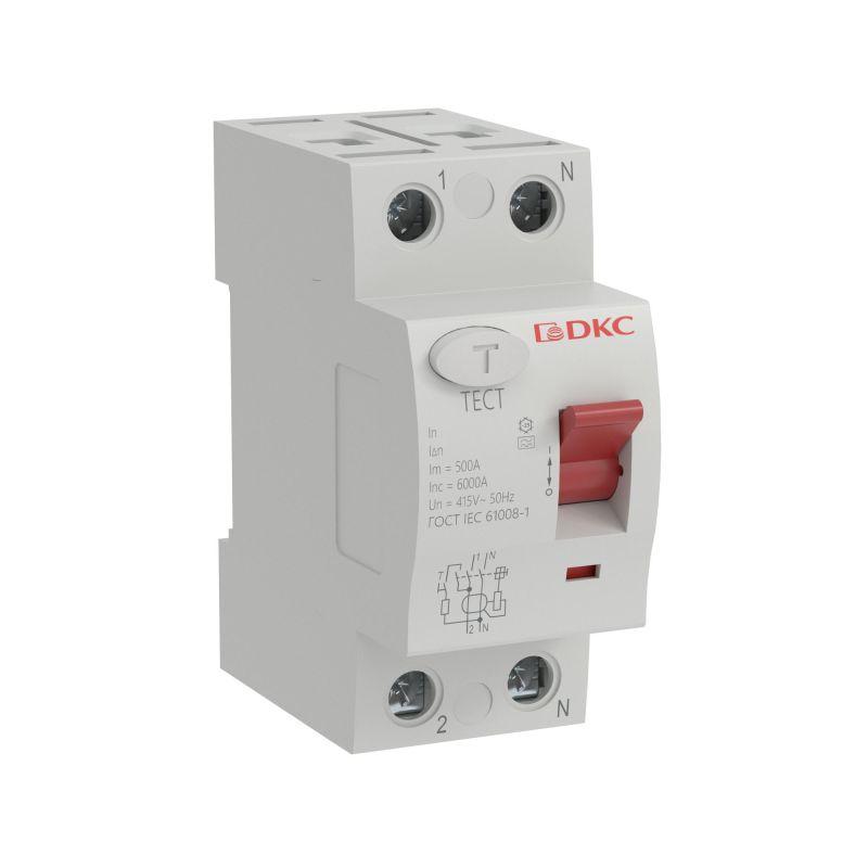 устройство защитного отключения узо yon mdl100 2p 63а 30ма тип a dkc mdl100-2p2-63-a от BTSprom.by