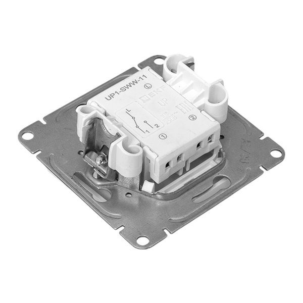  Выключатель проходной 1-кл. СП Эпика механизм бел. EKF UP1-SWW-11 фото в каталоге от BTSprom.by