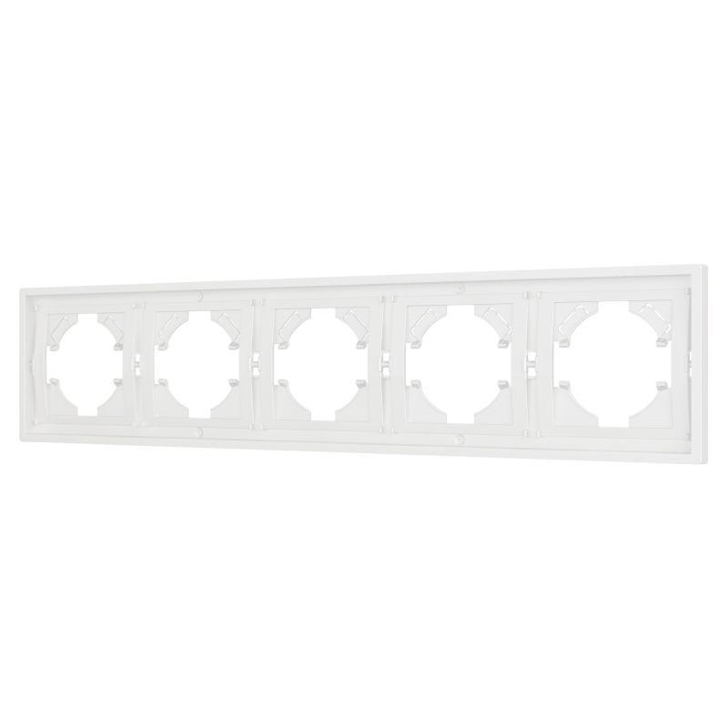 рамка 5-м frm-tendo-sfpl-5-wh пластик. бел. arlight 054660 от BTSprom.by