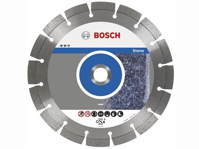 алмазный круг 125х22 мм по камню сегмент. standard for stone bosch (сухая резка) 2608602598 от BTSprom.by