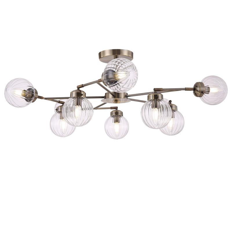 люстра daisy 40вт e14х8 ip20 freya fr5041pl-08bs от BTSprom.by