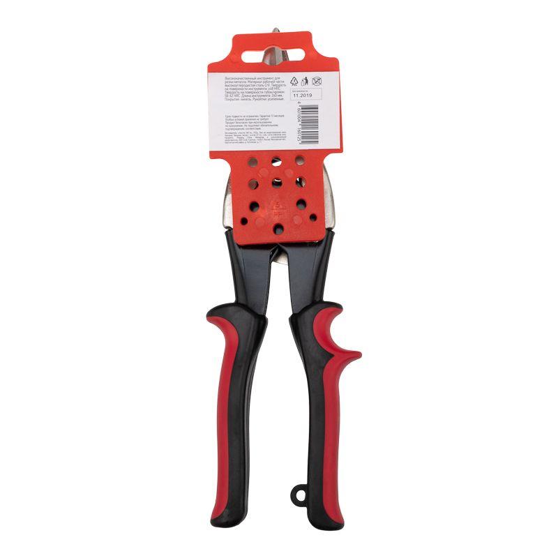  Ножницы по металлу прямые 260мм двухкомпонентн. рукоятки никелир. Rexant 12-4630 фото в каталоге от BTSprom.by