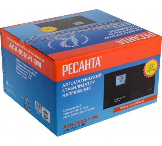 стабилизатор напряжения асн-5000/1-эм 1ф 5квт ip20 электромех. ресанта 63/1/6 от BTSprom.by
