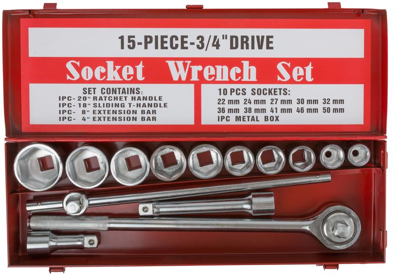 набор вороток (трещотка) 3/4дюйм+головки 22-50мм 14шт fit 62470 от BTSprom.by