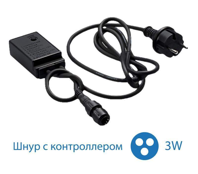 контроллер для светодиод. дюралайта 3w 13мм 200вт ip44 космос koc-dl-3w13-control от BTSprom.by
