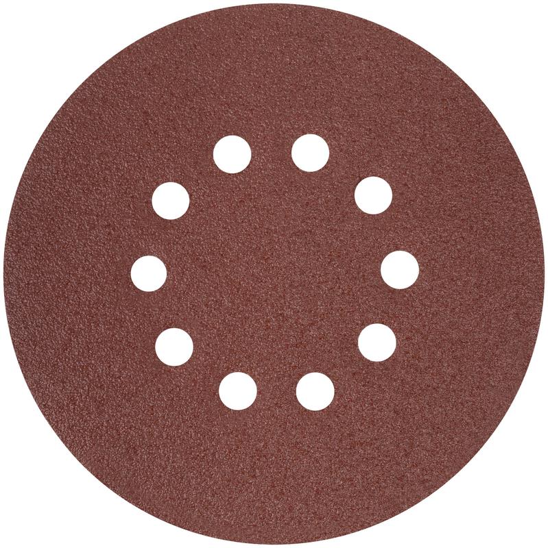 круг шлифовальный с отверст. (липучка) 225мм р 36 алюм./оксидный (уп.5шт) fit 39891 от BTSprom.by