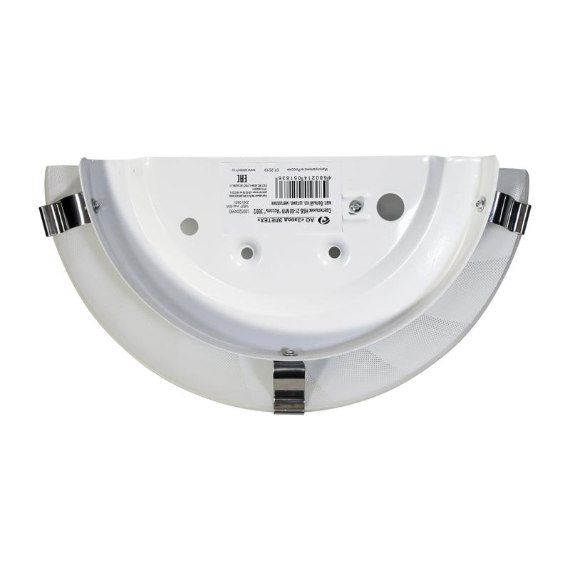  Светильник НББ 21-60 М19 "Ассоль" 300/2 матов. бел./клипсы штамп метал. (инд. упак.) Элетех 1005204993 фото в каталоге от BTSprom.by