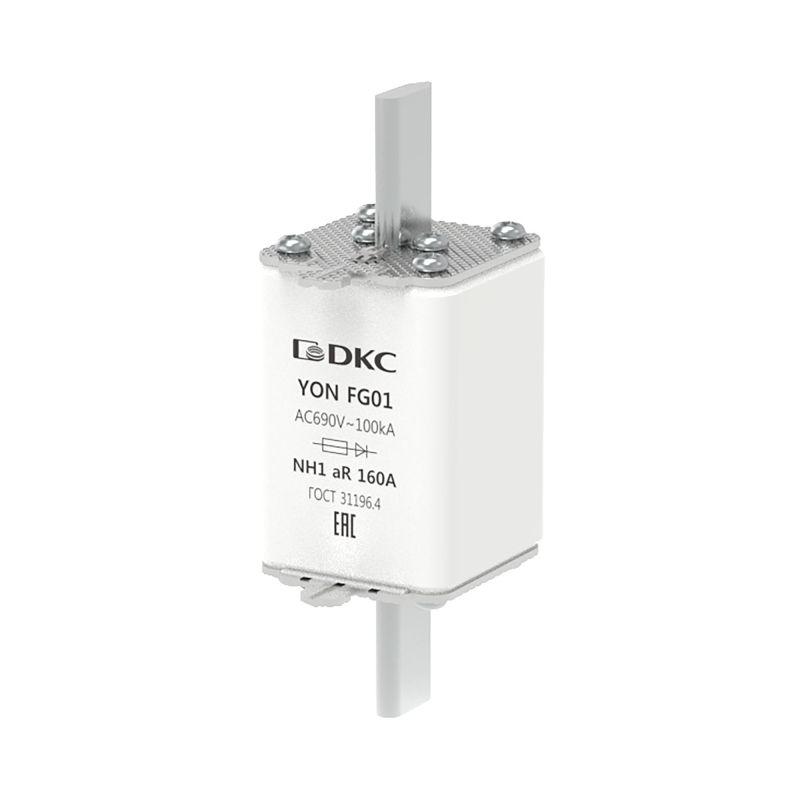 предохранитель yon ножевого типа fg1 160а 690в хар-ка ar dkc 1fg01-0160-690v-ar от BTSprom.by