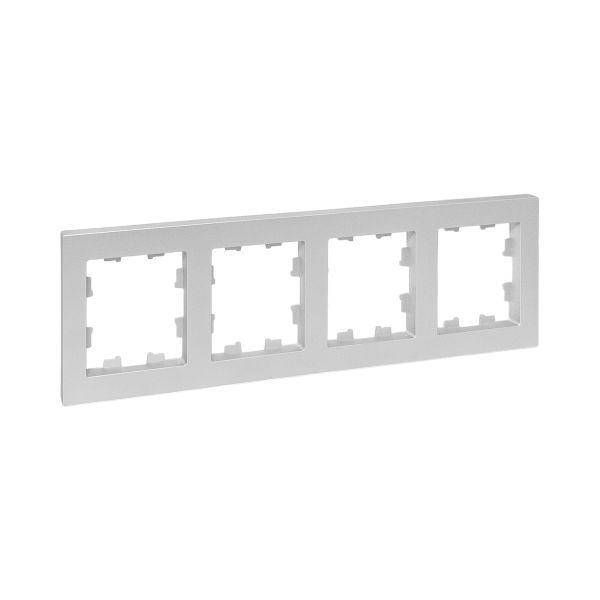 рамка 4-м эпика пластик алюм. ekf up1-fpa-04 от BTSprom.by