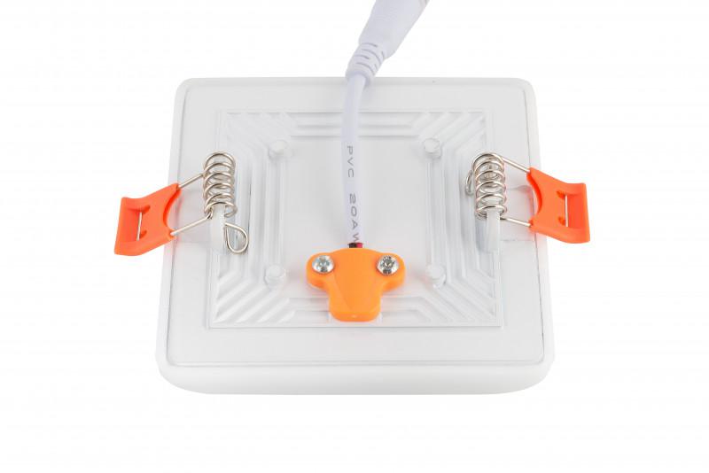  Светильник 9Вт 3000К IP20 LED встраив. пластик бел. DENKIRS 594029 фото в каталоге от BTSprom.by