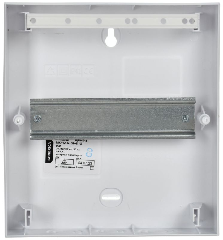  Бокс ЩРН-П-8 мод. навесной пластик IP41 GENERICA MKP12-N-08-41-G фото в каталоге от BTSprom.by