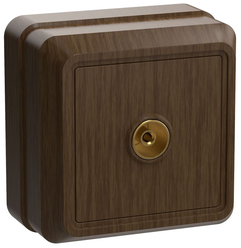 розетка телевизионная tv 1-м оп октава ip20 ртв20-од дуб generica eao10-k04-dc от BTSprom.by