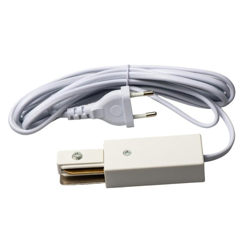 ввод питания для шинопровода ubx-q122 g02 white 1 polybag типа g с проводом 3м и с вилкой 1ф бел. volpe ul-00009305 от BTSprom.by